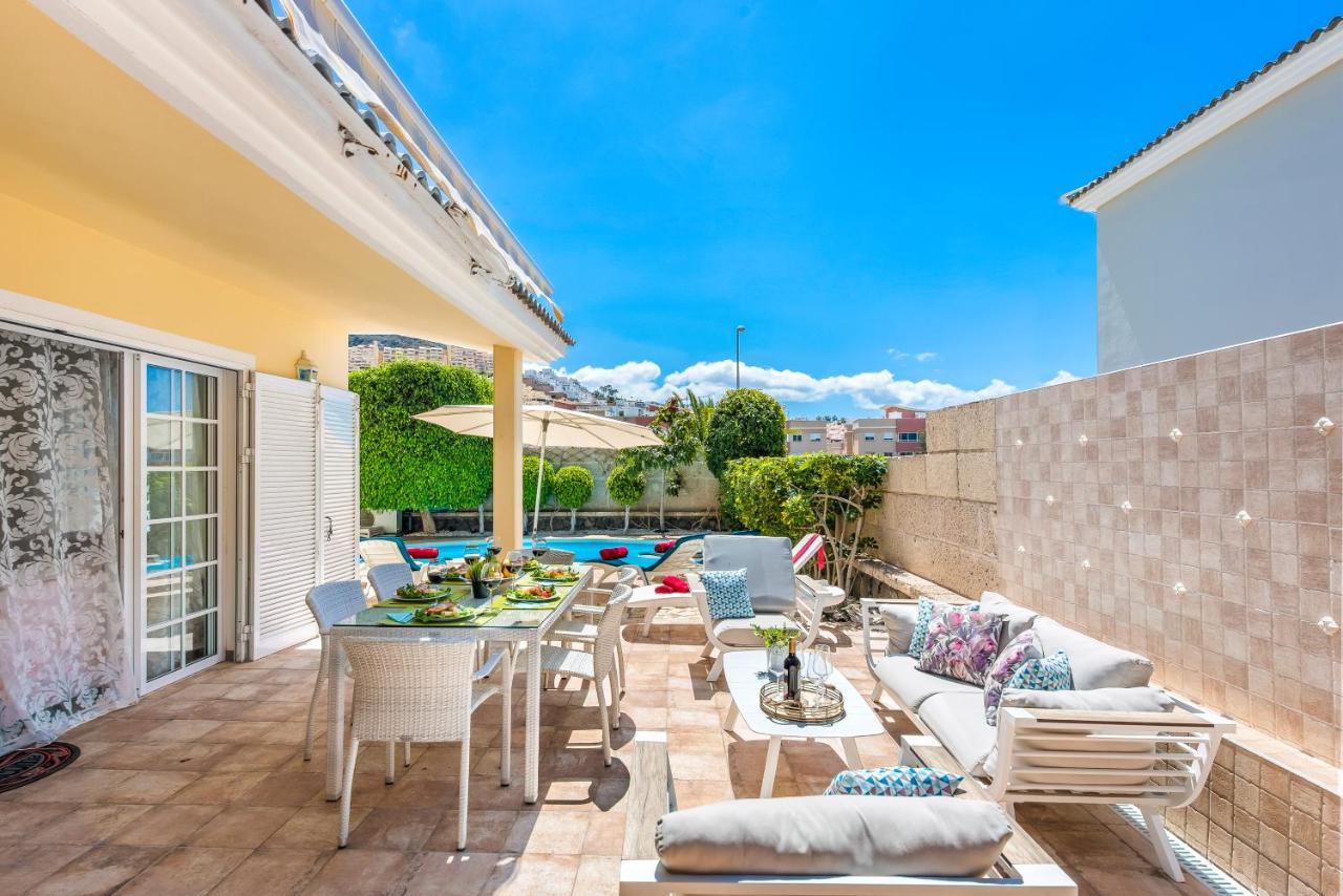 Beautiful Villa Anna With Heated Pool Costa Adeje  Exterior foto