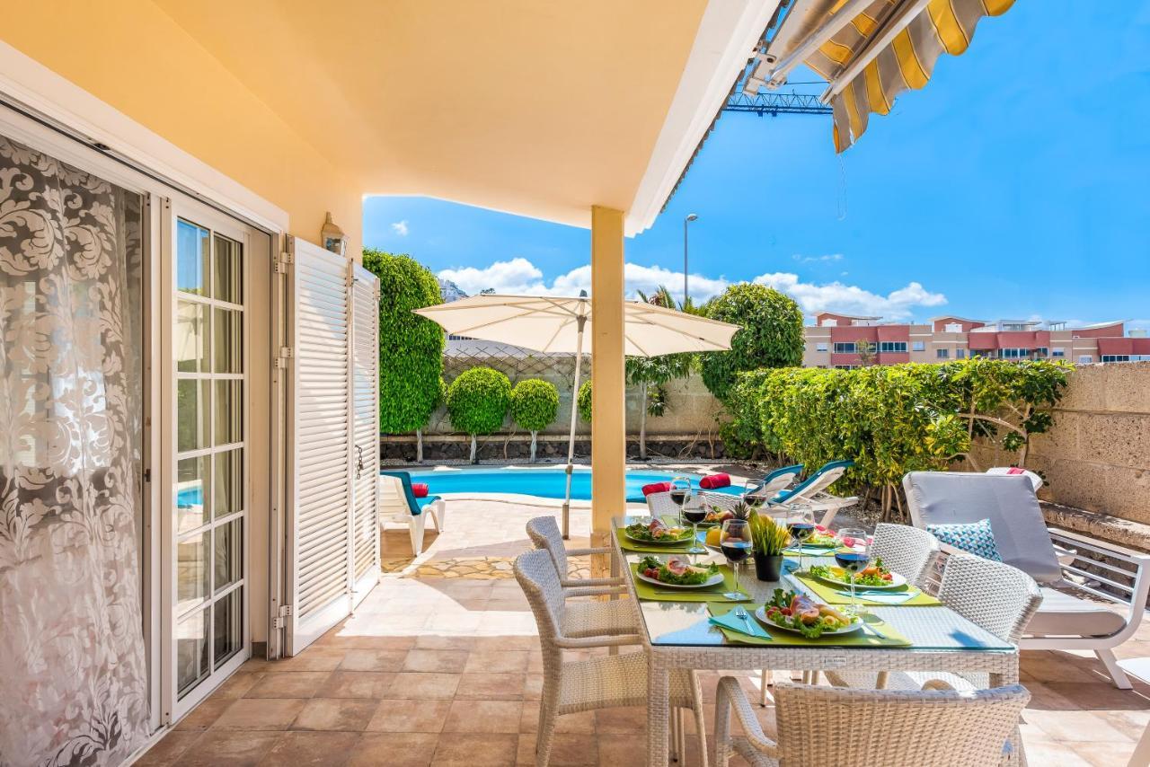 Beautiful Villa Anna With Heated Pool Costa Adeje  Exterior foto